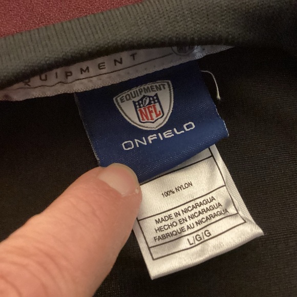 Vintage Reebok Pittsburgh Steelers number 56 Woodley Jersey men’s size Large - Picture 7 of 11